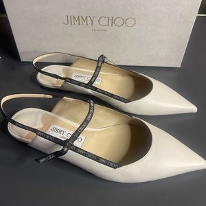 JIMMY CHOO- REE FLAT